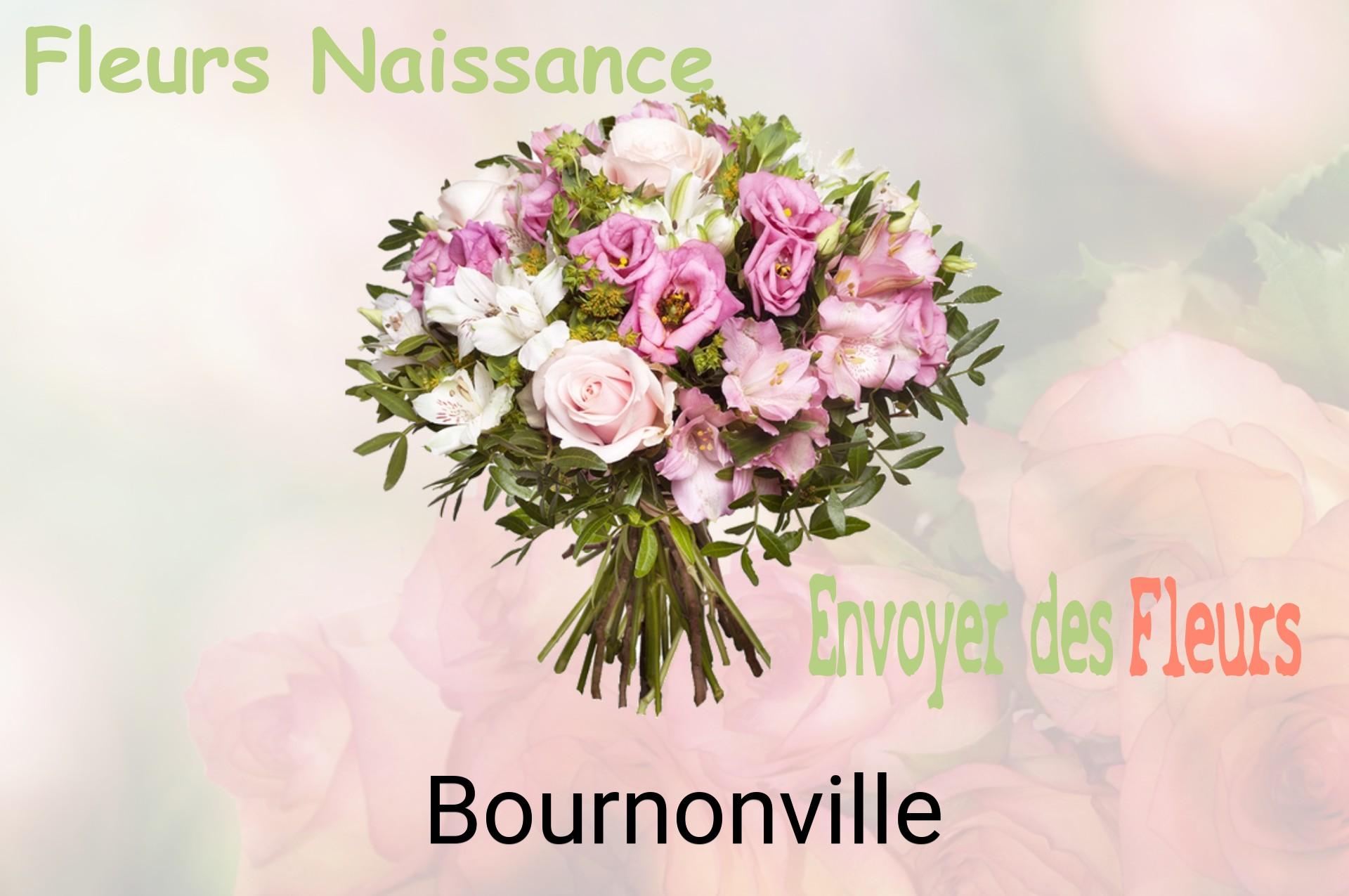 Bouquet de fleurs de naissance livré à Bournonville